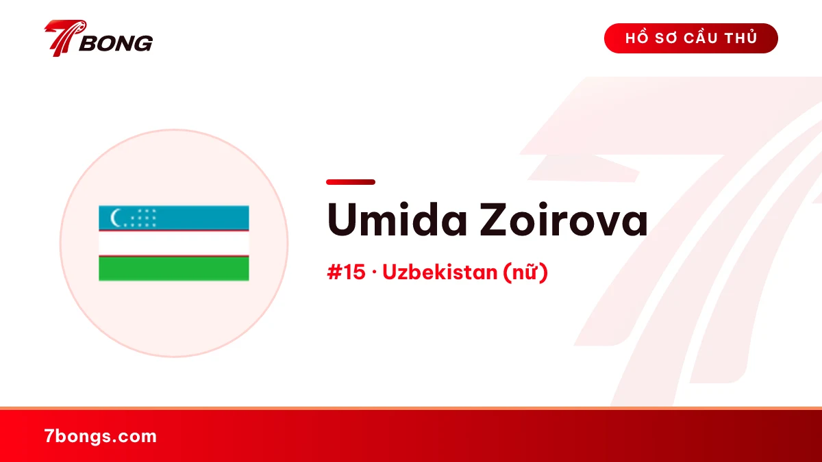 Umida Zoirova — Uzbekistan (nữ)