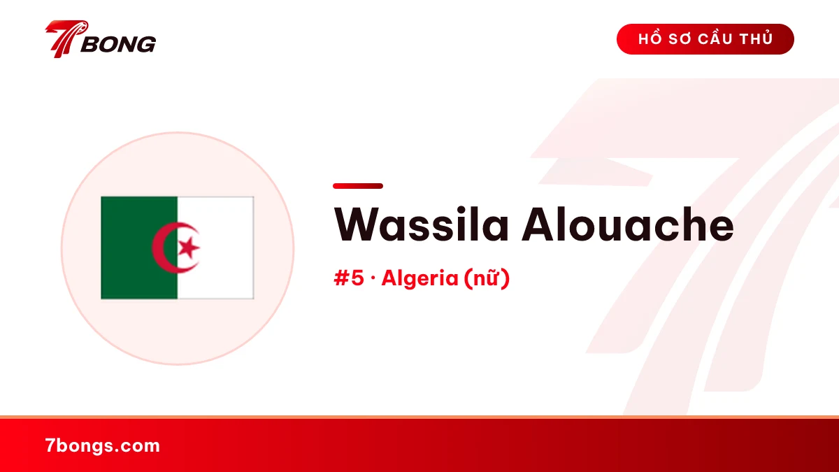 Wassila Alouache — Algeria (nữ)