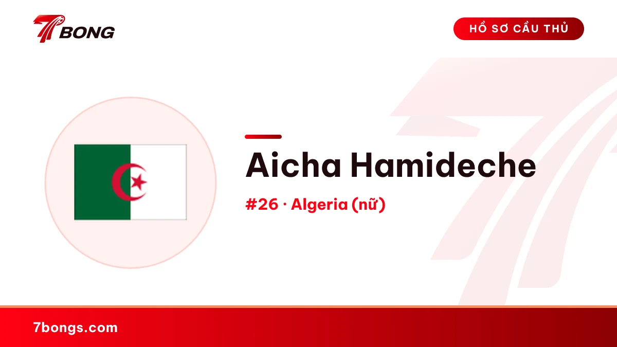 Aicha Hamideche — Algeria (nữ)