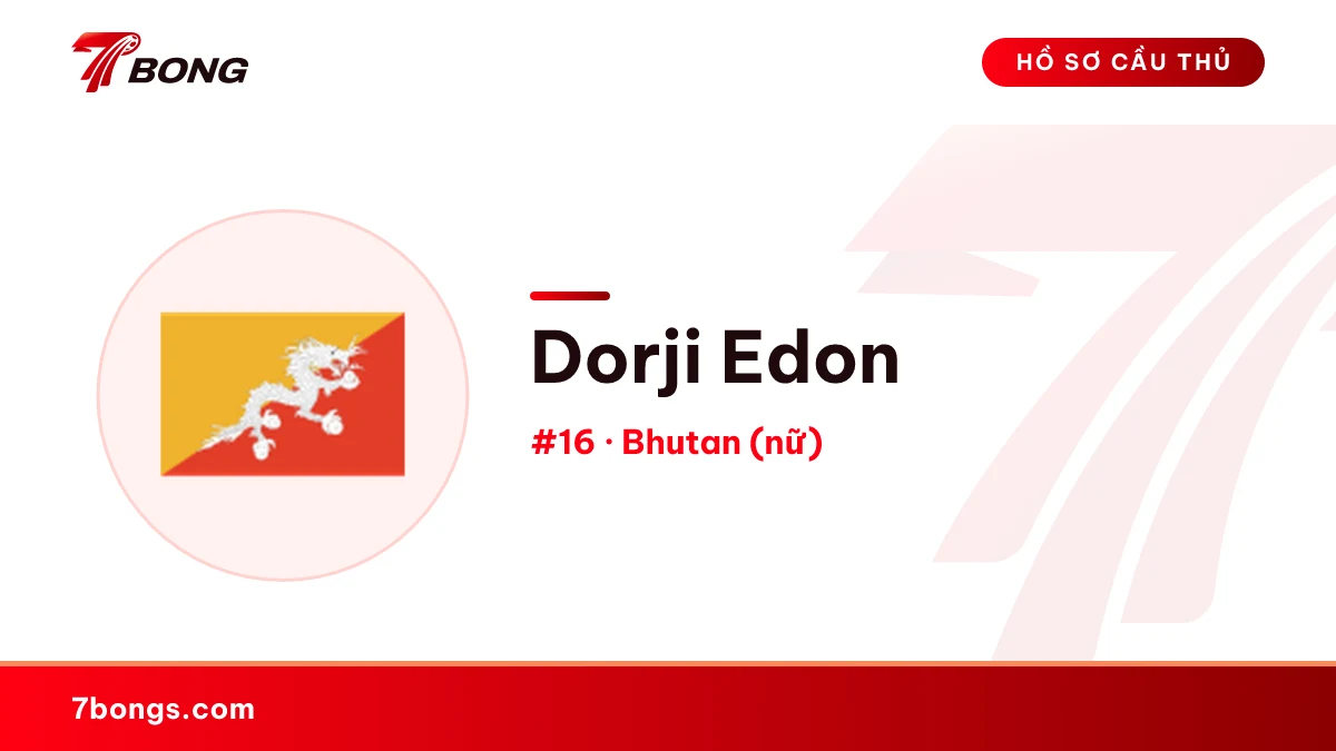 Dorji Edon — Bhutan (nữ)