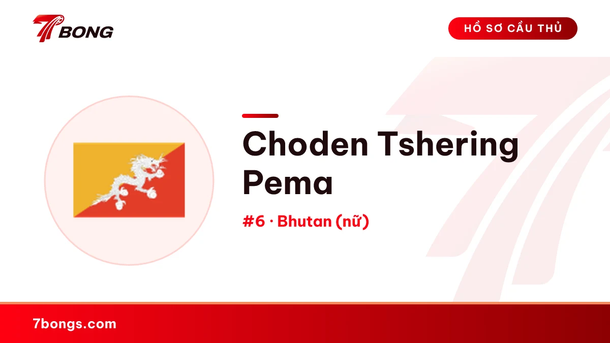 Choden Tshering Pema — Bhutan (nữ)
