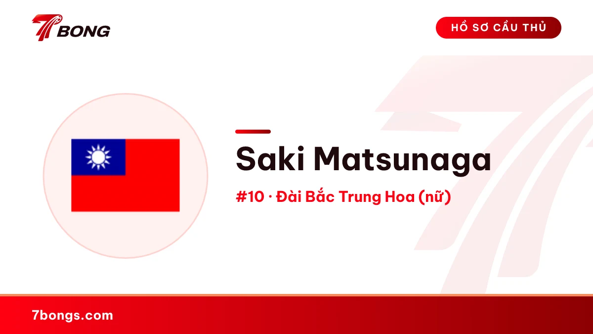 Saki Matsunaga — Đài Bắc Trung Hoa (nữ)
