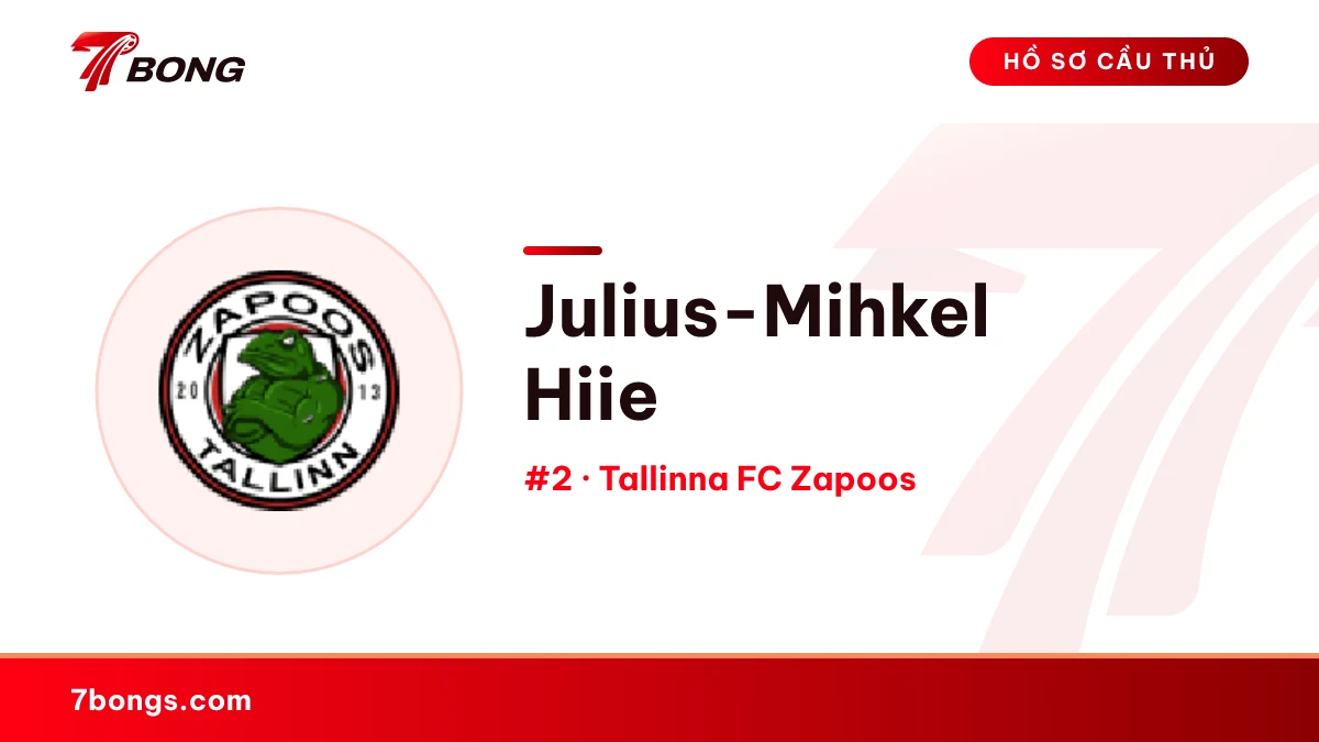 Julius-Mihkel Hiie — Tallinna FC Zapoos