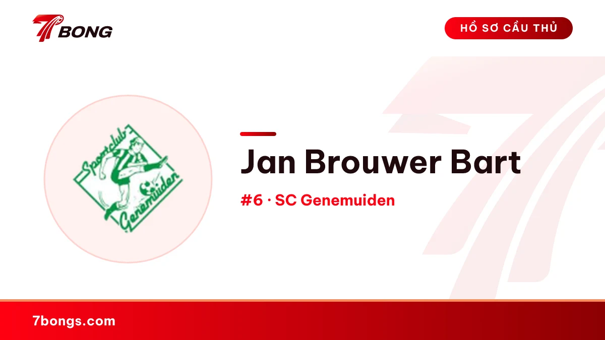 Jan Brouwer Bart — SC Genemuiden