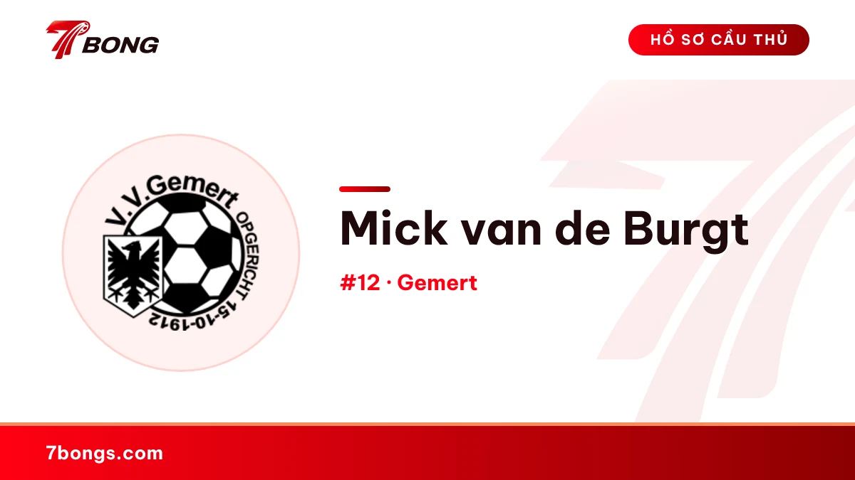 Mick van de Burgt — Gemert