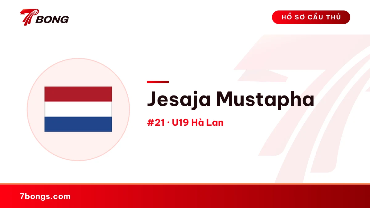 Jesaja Mustapha — U19 Hà Lan