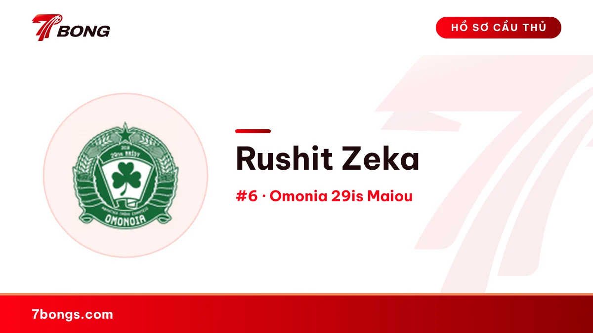 Rushit Zeka — Omonia 29is Maiou
