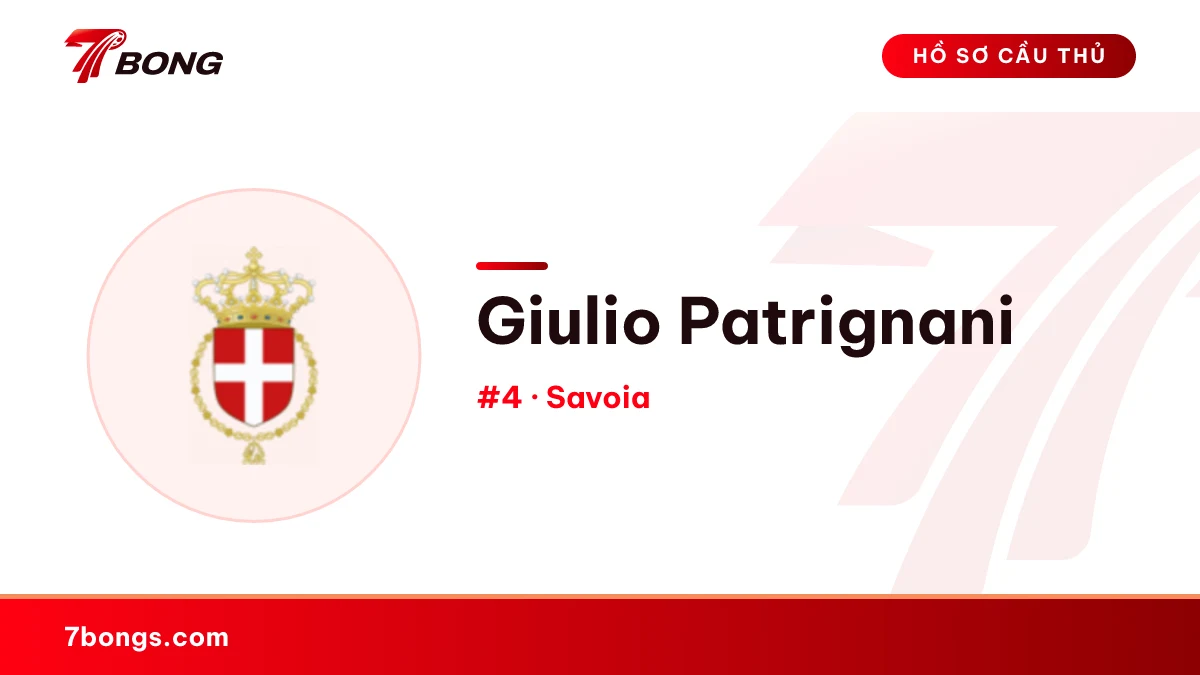 Giulio Patrignani — Savoia