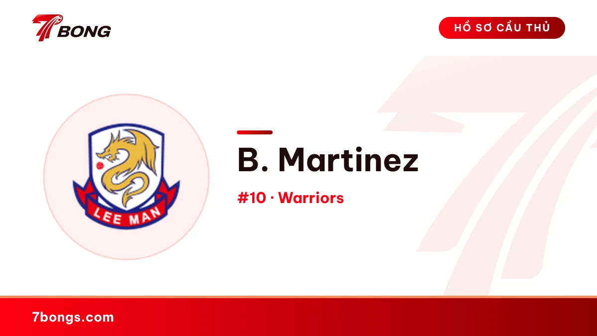 B. Martinez — Warriors