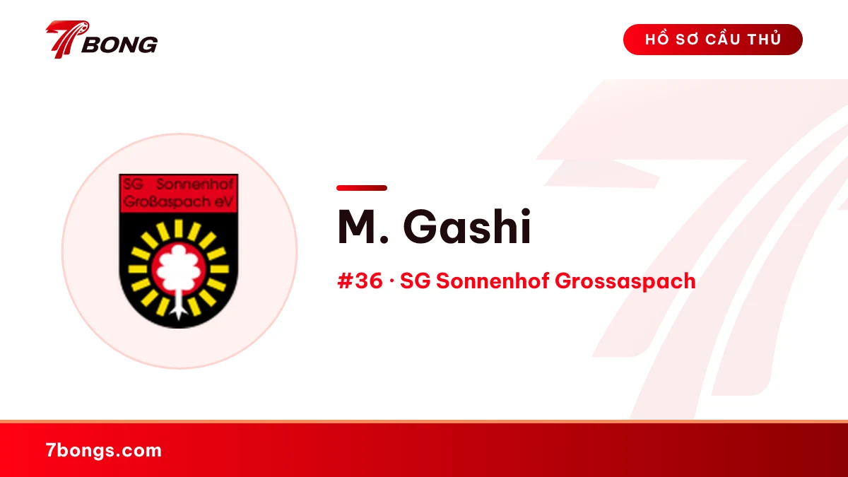 M. Gashi — SG Sonnenhof Grossaspach