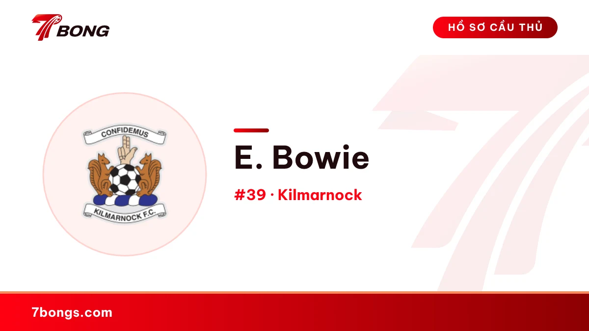 E. Bowie — Kilmarnock