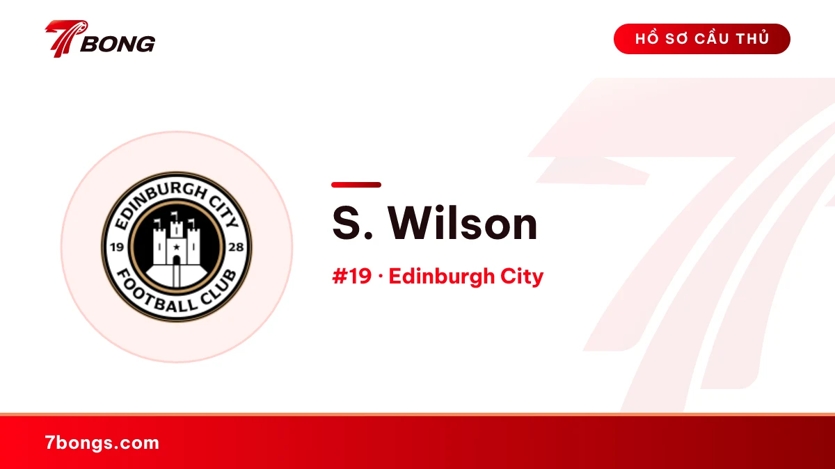 S. Wilson — Edinburgh City