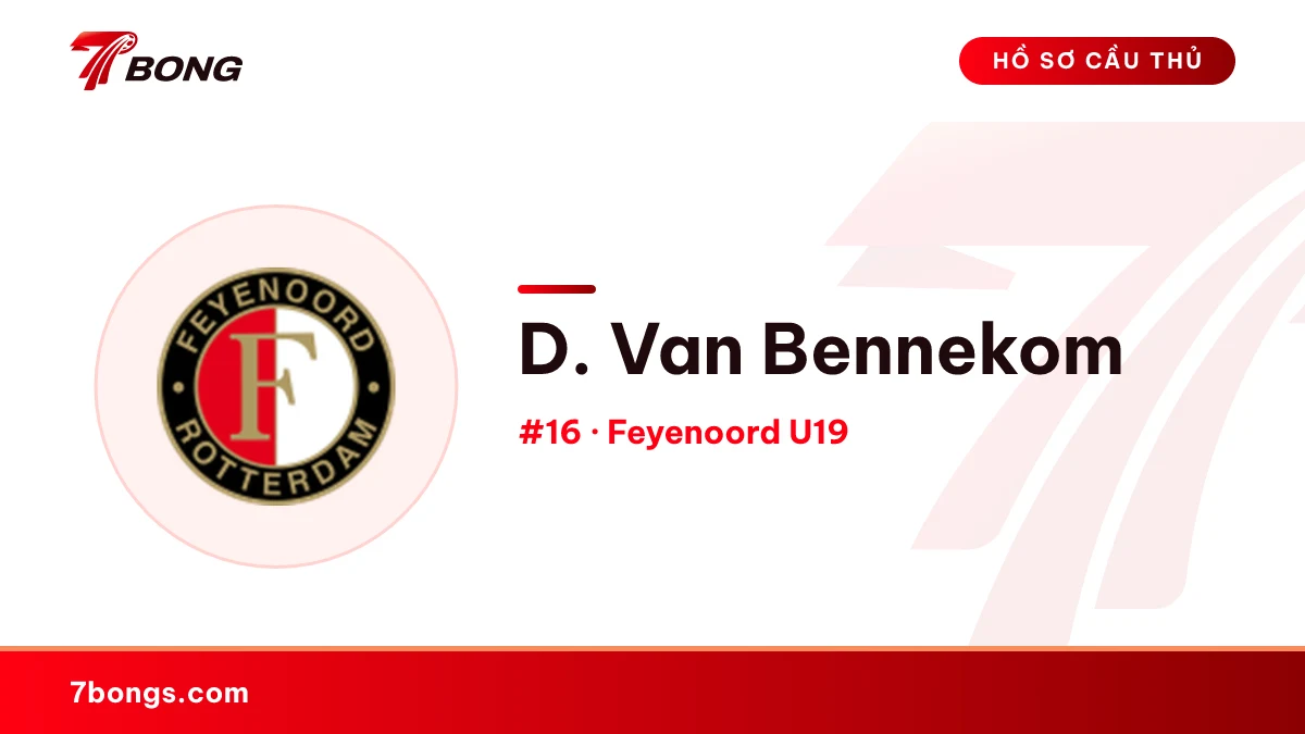 D. Van Bennekom — Feyenoord U19