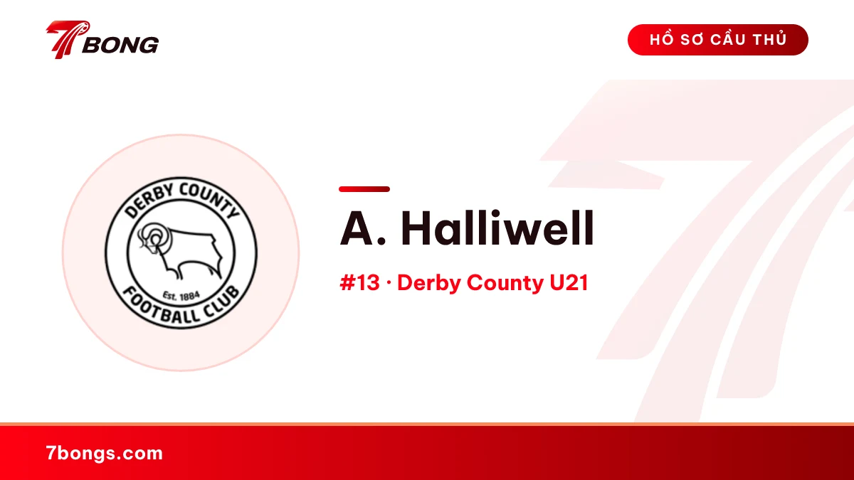 A. Halliwell — Derby County U21