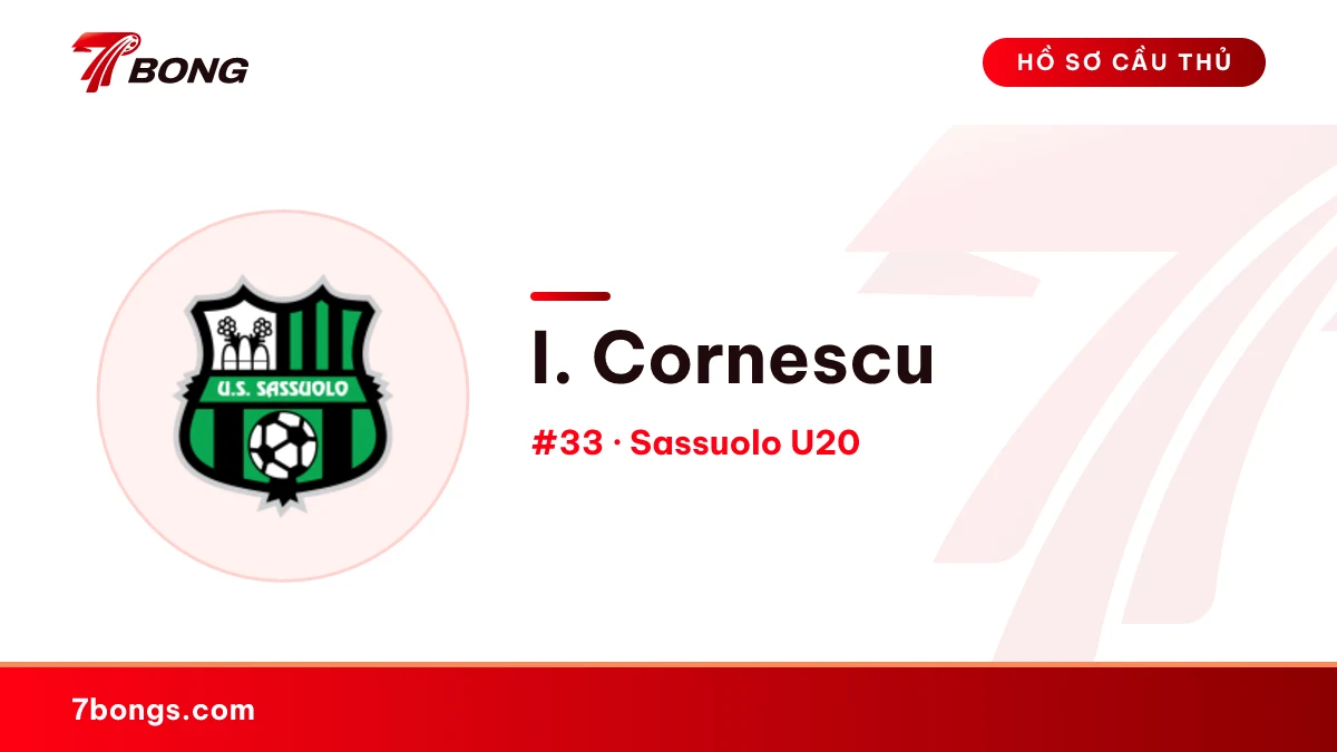 I. Cornescu — Sassuolo U20