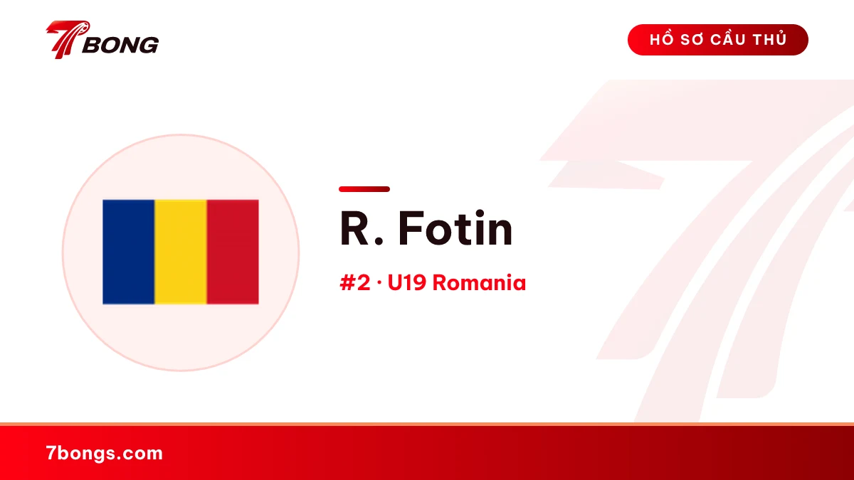 R. Fotin — U19 Romania