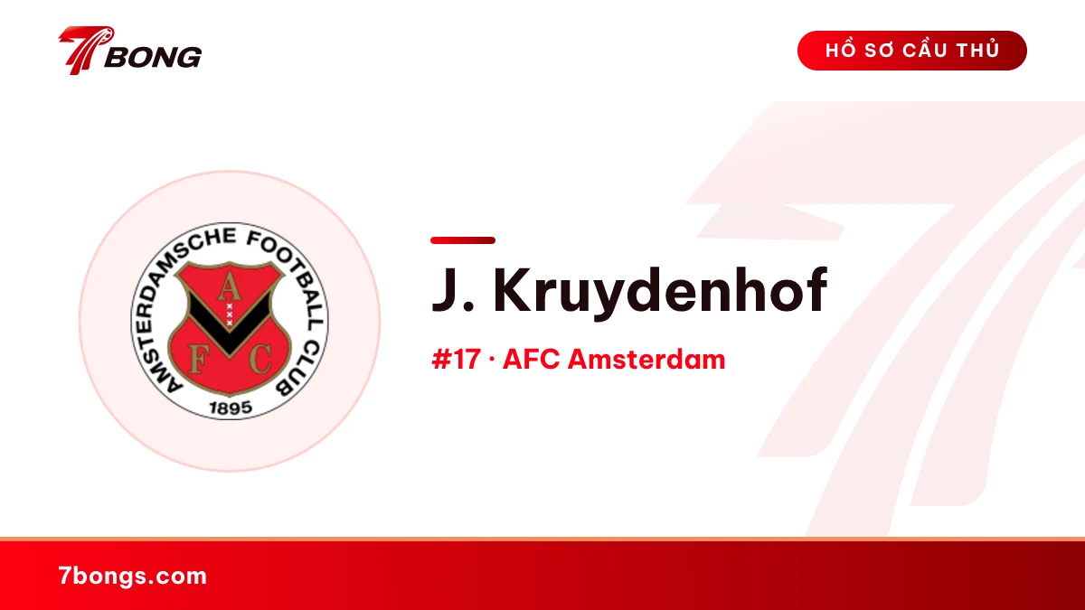 J. Kruydenhof — AFC Amsterdam