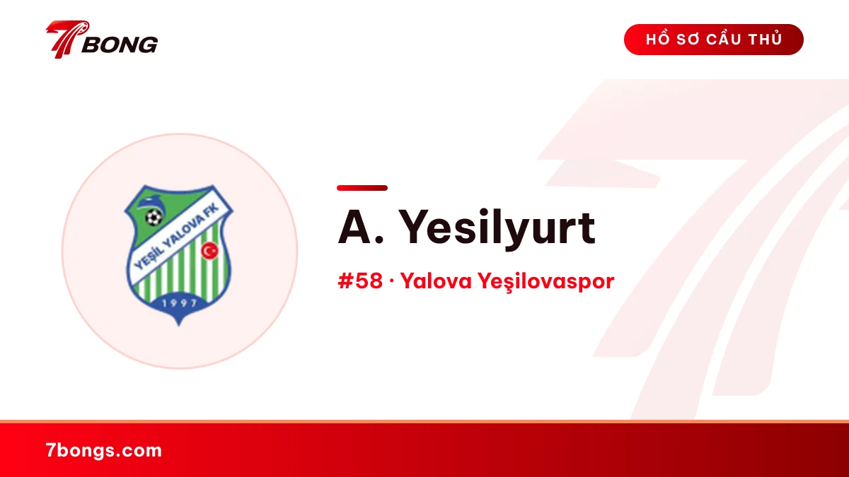 A. Yesilyurt — Yalova Yeşilovaspor
