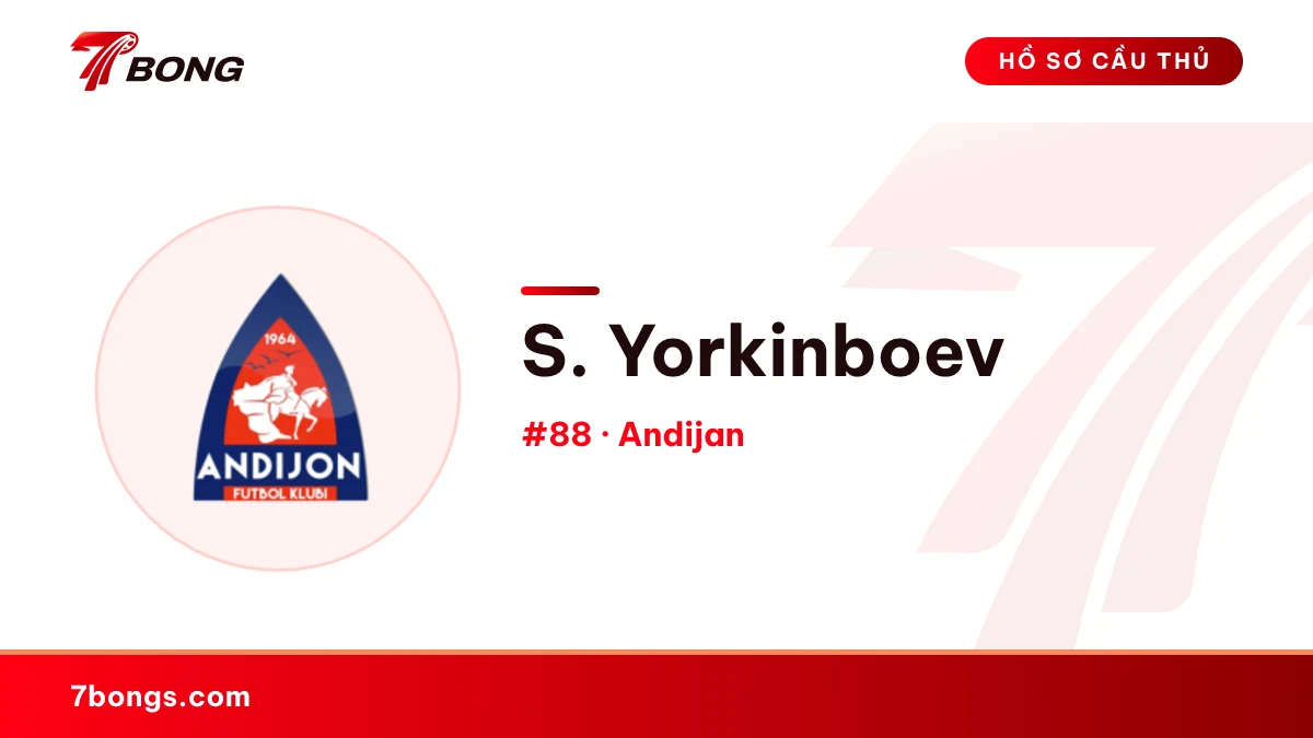 S. Yorkinboev — Andijan