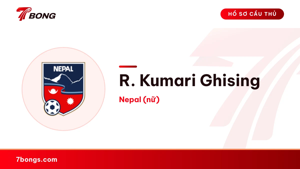 R. Kumari Ghising — Nepal (nữ)