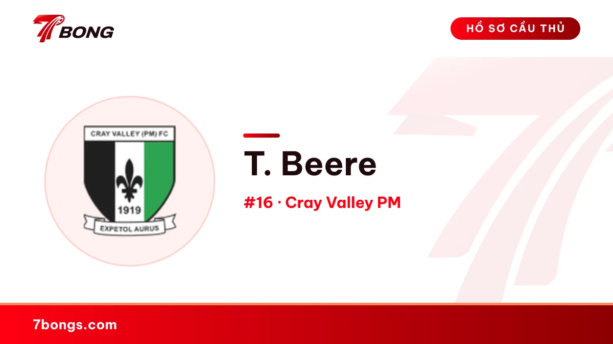 T. Beere — Cray Valley PM