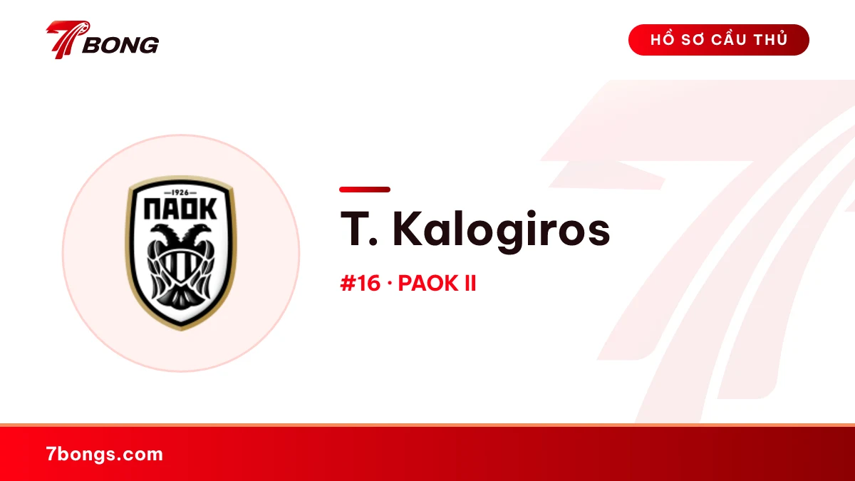 T. Kalogiros — PAOK II
