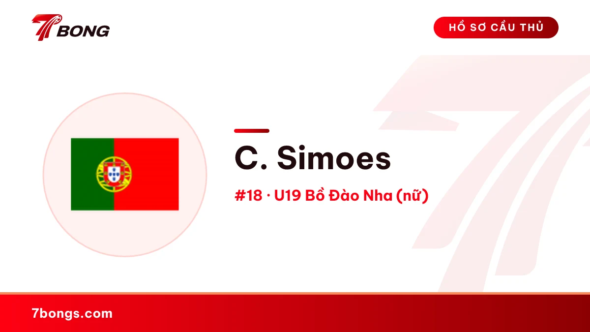 C. Simoes — U19 Bồ Đào Nha (nữ)