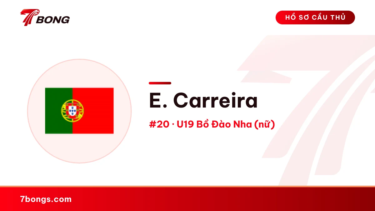 E. Carreira — U19 Bồ Đào Nha (nữ)