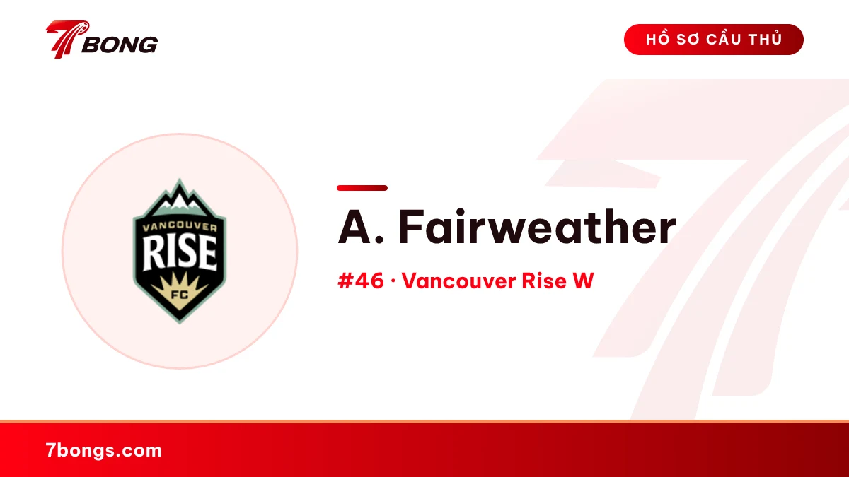 A. Fairweather — Vancouver Rise W