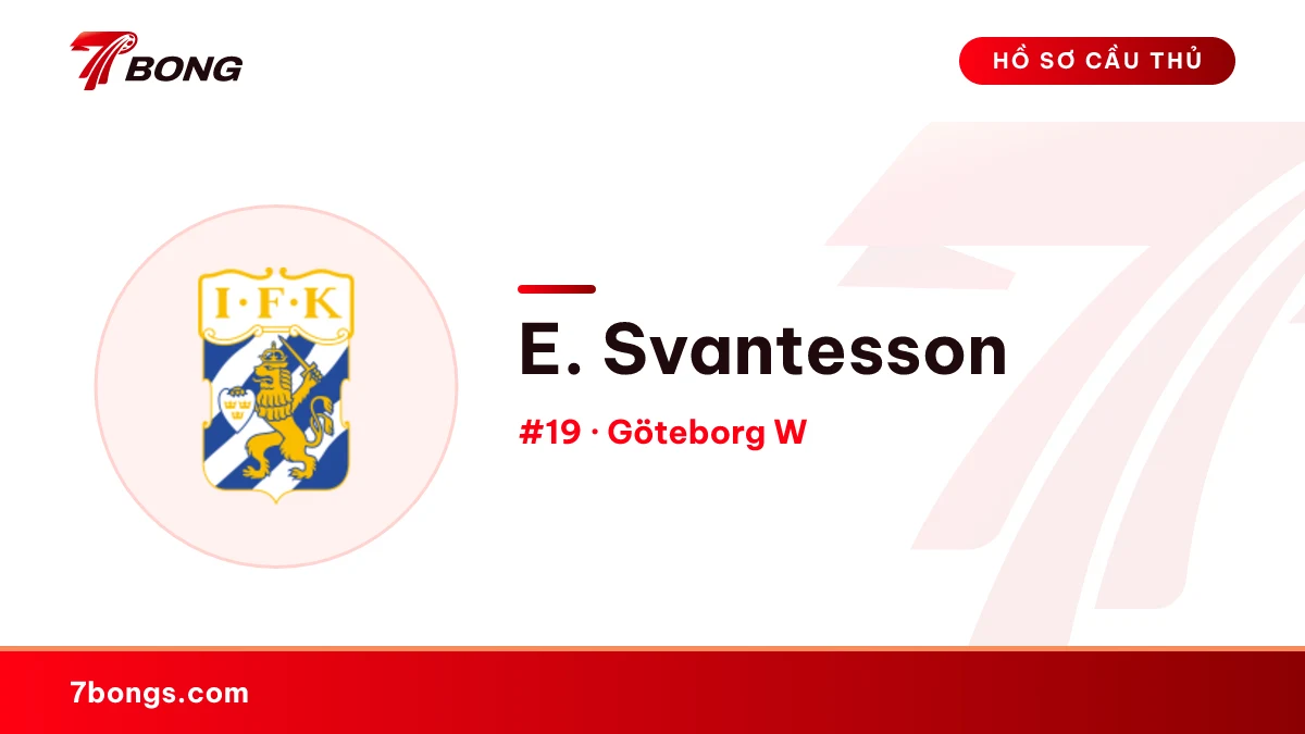 E. Svantesson — Göteborg W