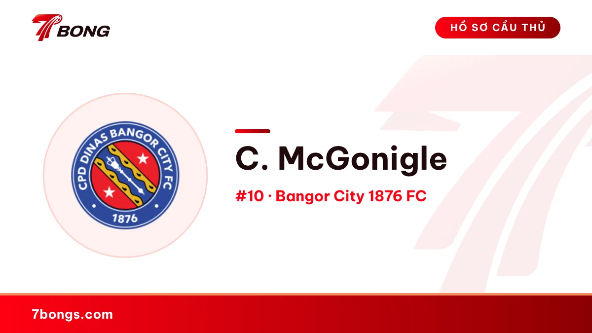 C. McGonigle — Bangor City 1876 FC