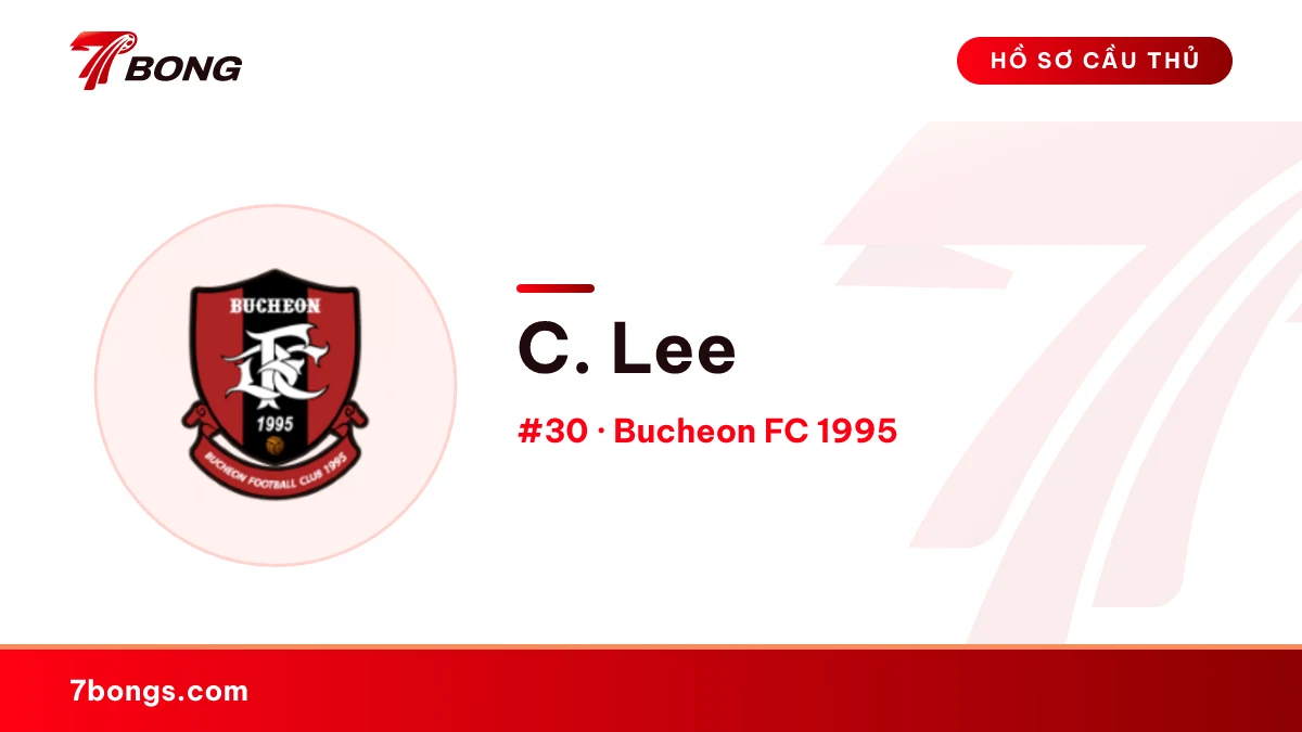 C. Lee — Bucheon FC 1995