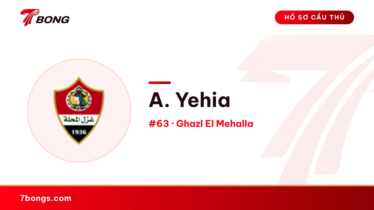 A. Yehia — Ghazl El Mehalla