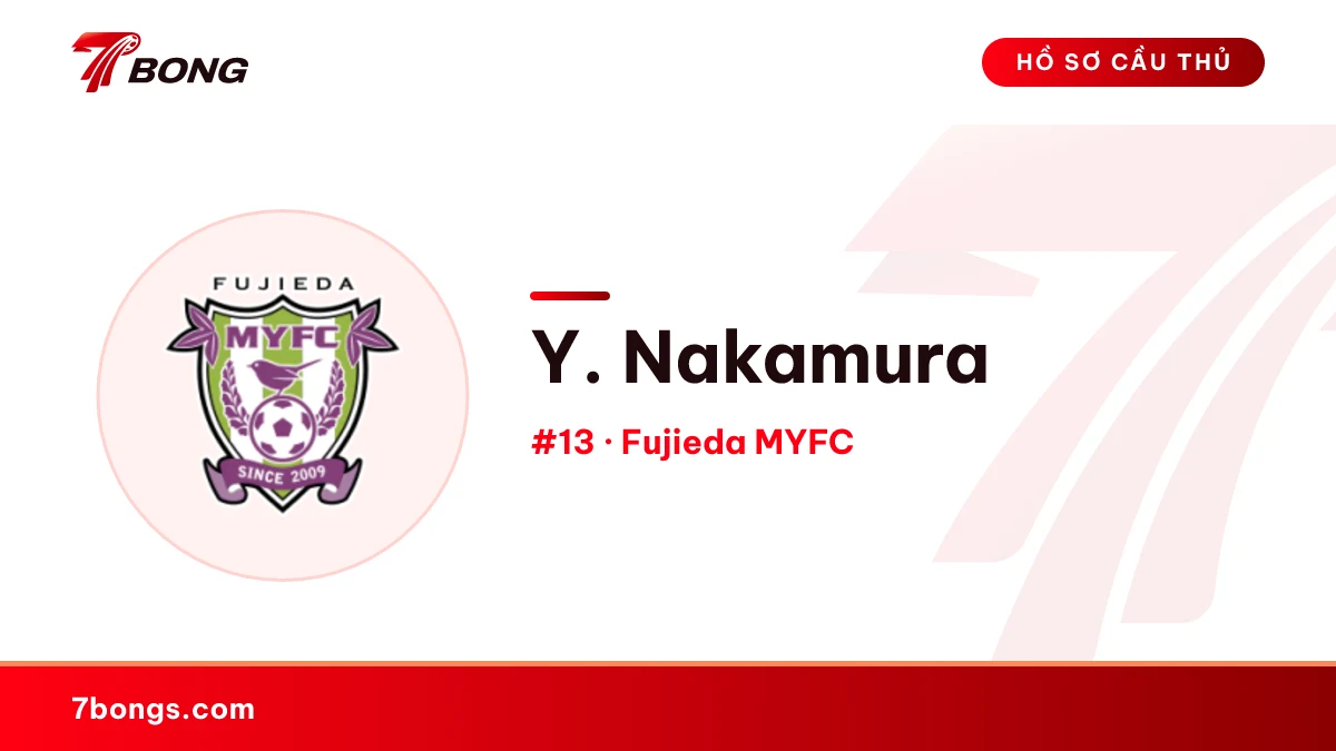 Y. Nakamura — Fujieda MYFC