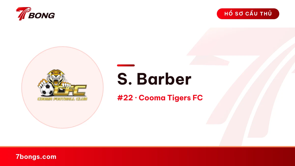 S. Barber — Cooma Tigers FC