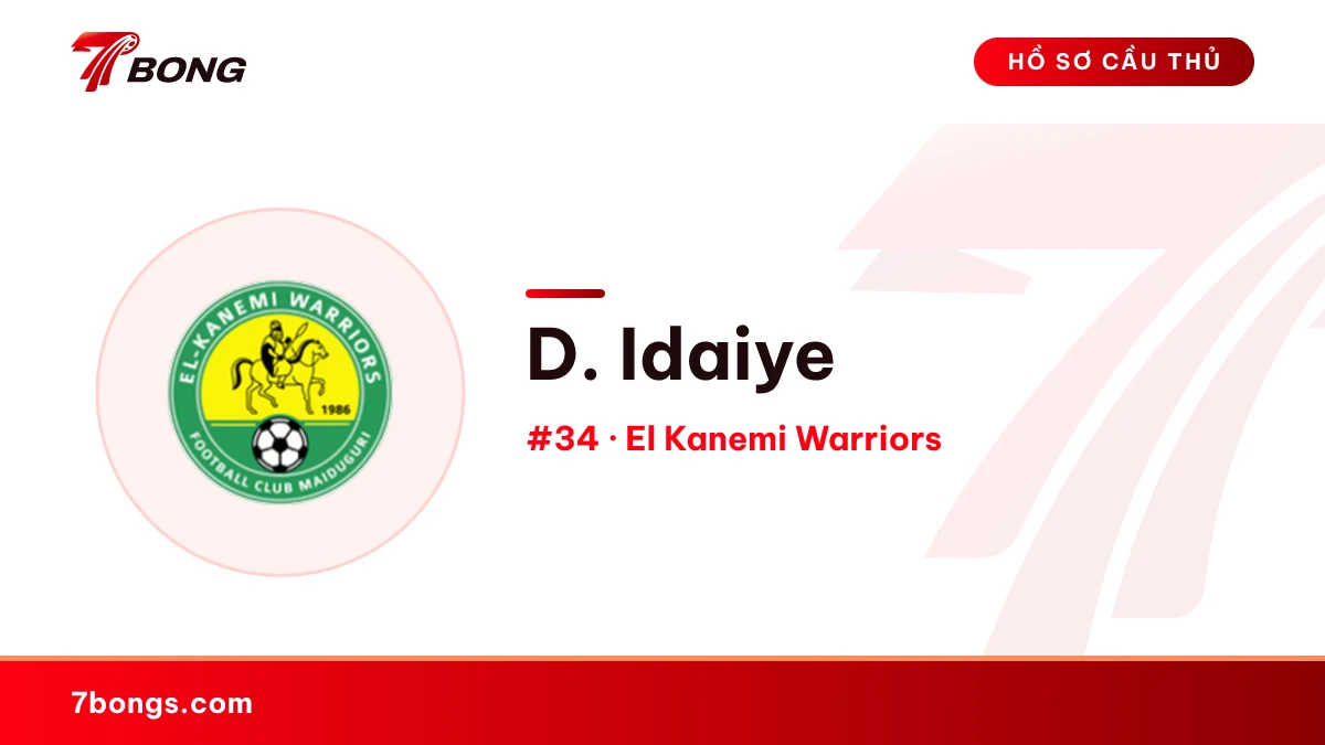 D. Idaiye — El Kanemi Warriors