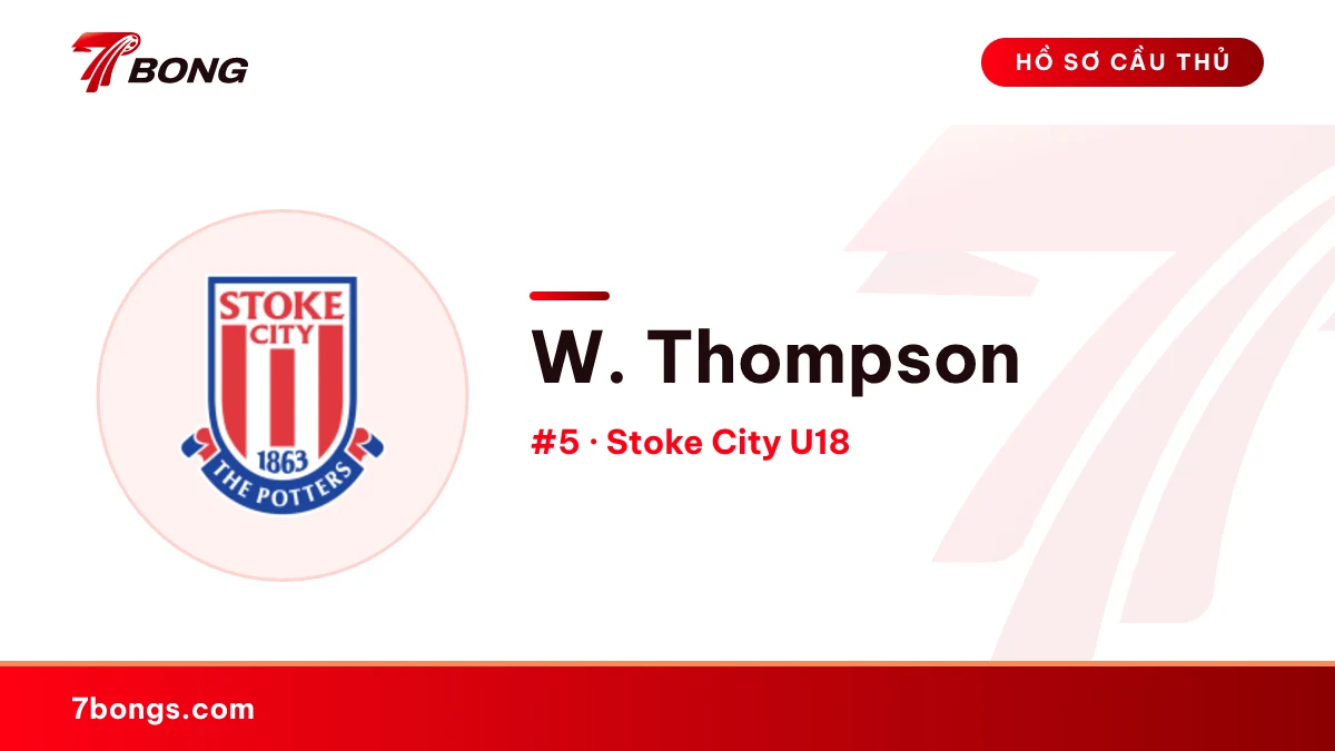 W. Thompson — Stoke City U18