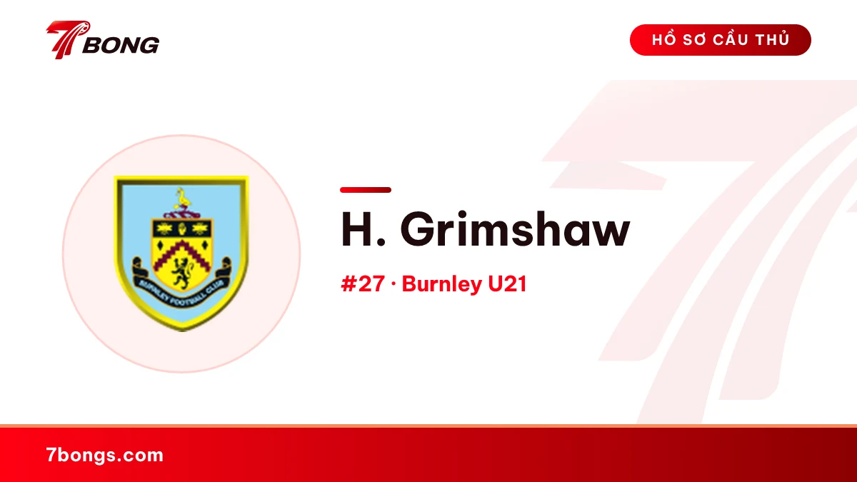 H. Grimshaw — Burnley U21