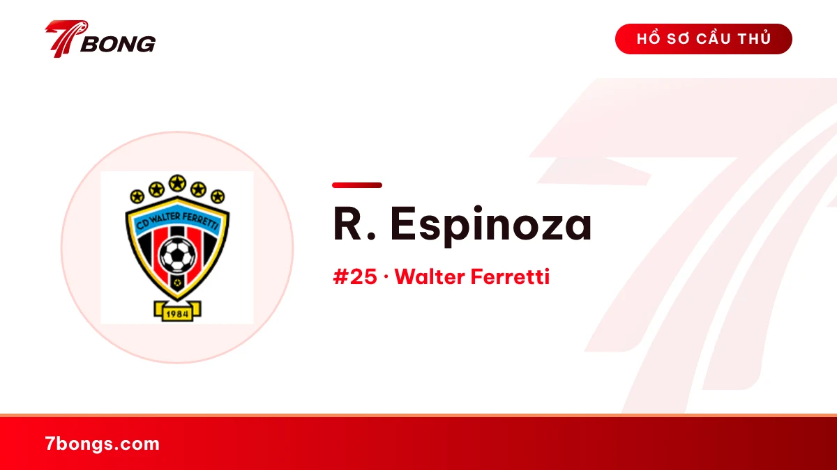 R. Espinoza — Walter Ferretti