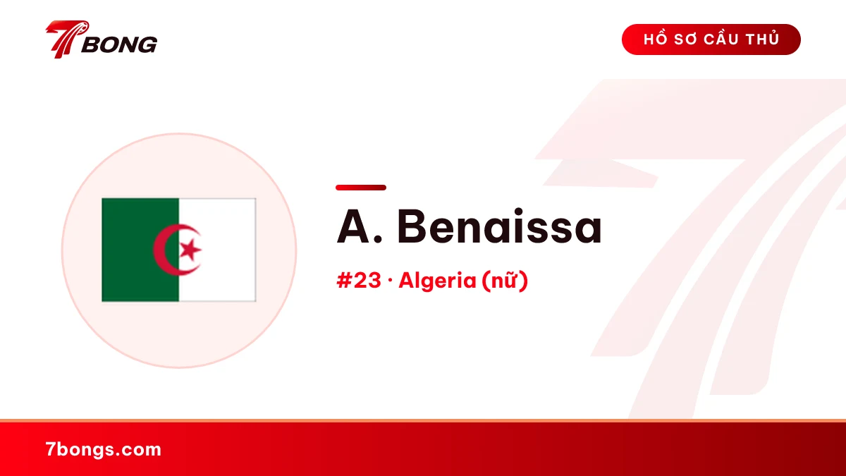A. Benaissa — Algeria (nữ)