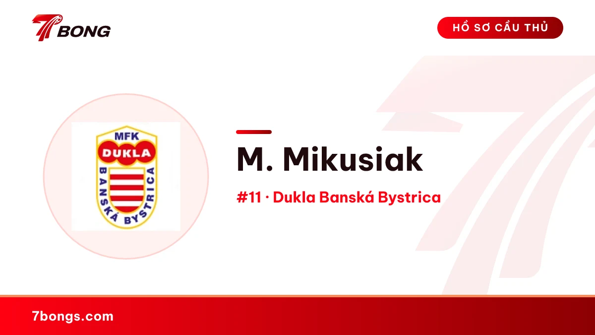 M. Mikusiak — Dukla Banská Bystrica