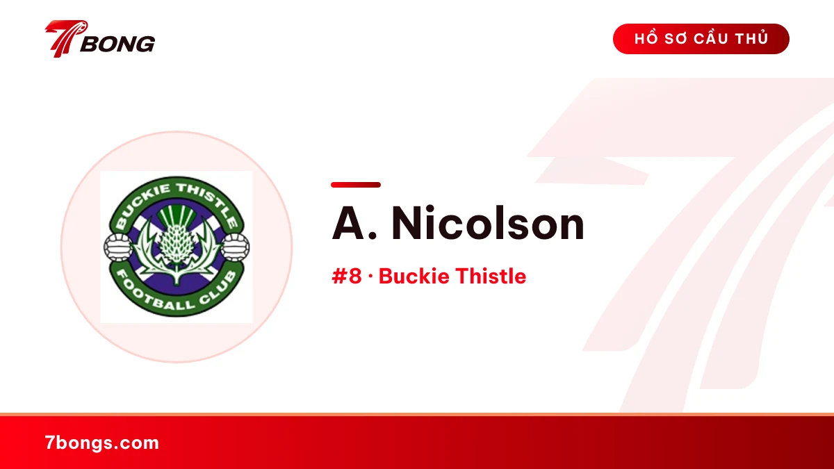 A. Nicolson — Buckie Thistle