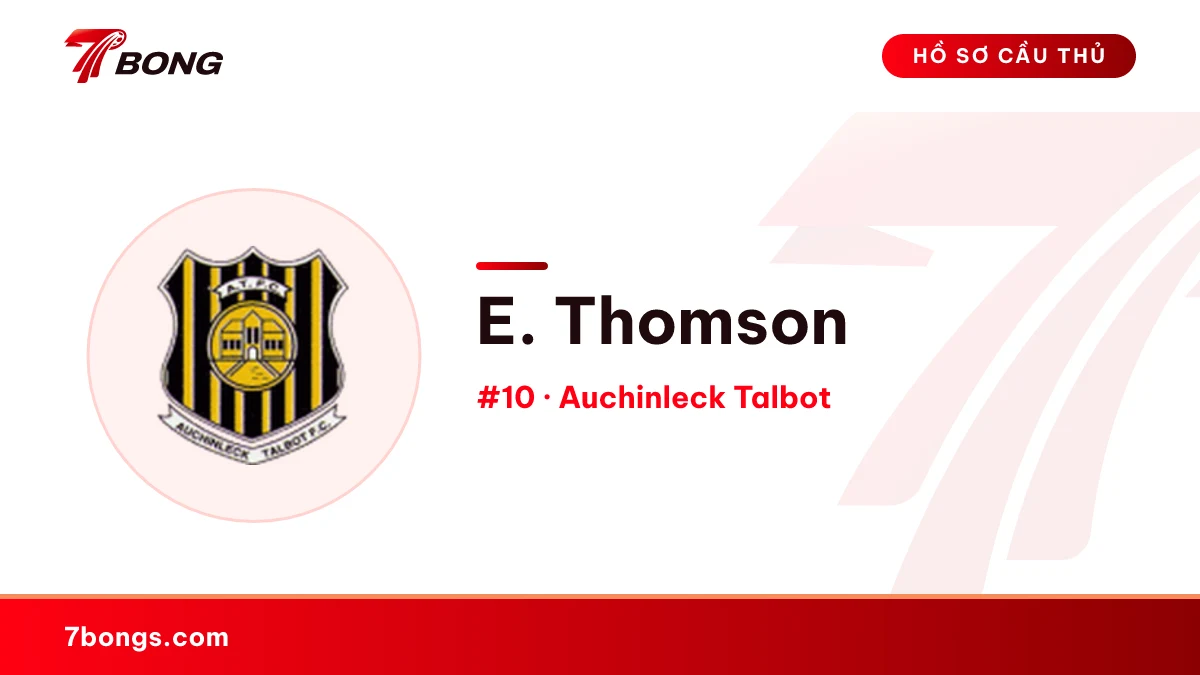 E. Thomson — Auchinleck Talbot