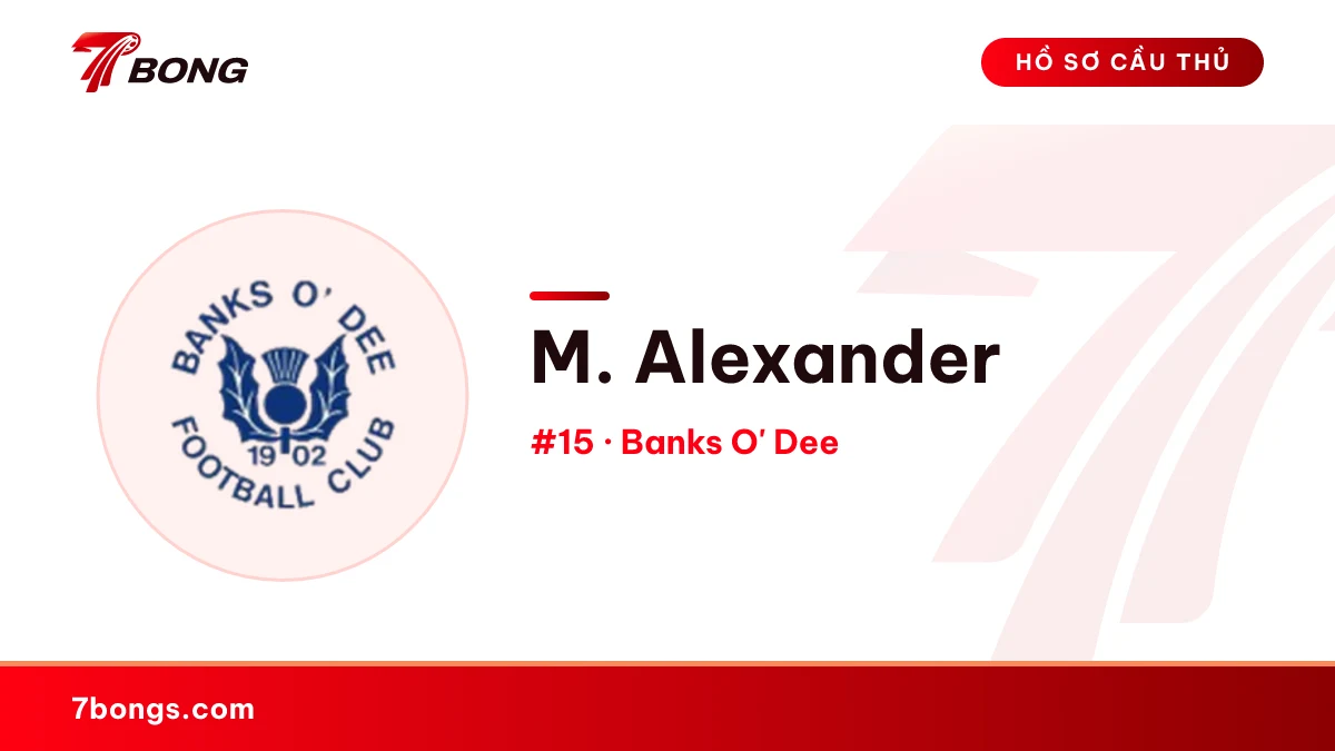 M. Alexander — Banks O' Dee