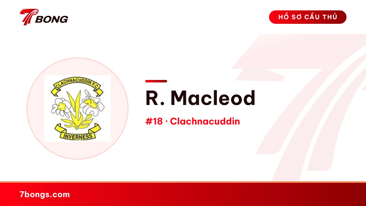R. Macleod — Clachnacuddin