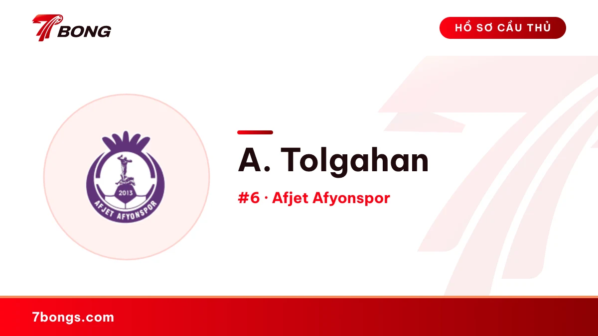 A. Tolgahan — Afjet Afyonspor