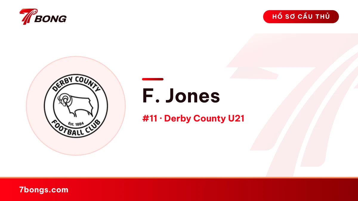 F. Jones — Derby County U21