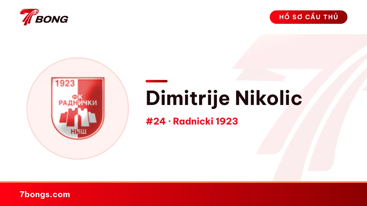 Dimitrije Nikolic — Radnicki 1923