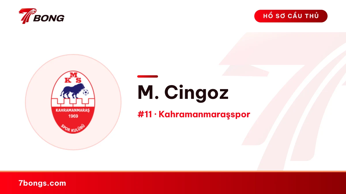 M. Cingoz — Kahramanmaraşspor