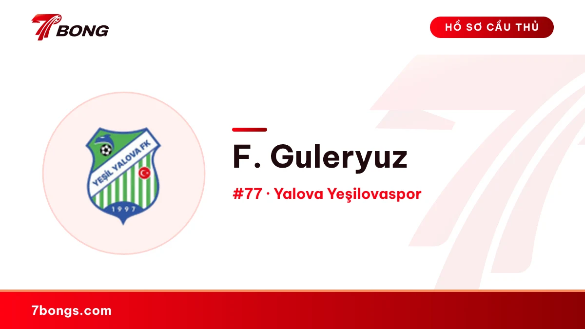 F. Guleryuz — Yalova Yeşilovaspor